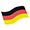 Magnetique de voiture flag allemagne